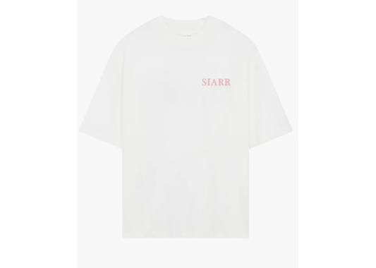 Siarr Puff Tee - White/Pink