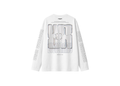 Unbranded Vision White Long Sleeve Visionary Tee