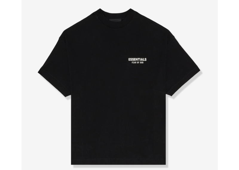 Fear Of God Essentials Jersey Crewneck Black T Shirt
