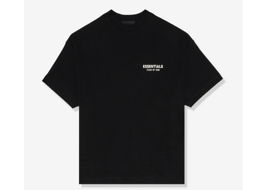 Fear Of God Essentials Jersey Crewneck Black T Shirt