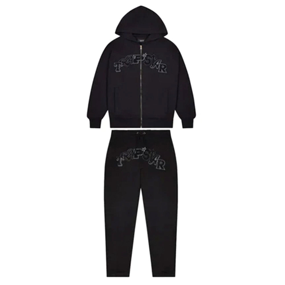 Trapstar Wildcard Hooded Tracksuit Black Edition