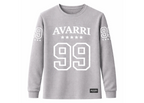 AVARRI 99 STARS MARL GREY LONG SLEEVE JERSEY