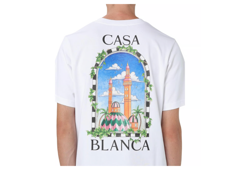 Casablanca Vue De Damas White T-shirt