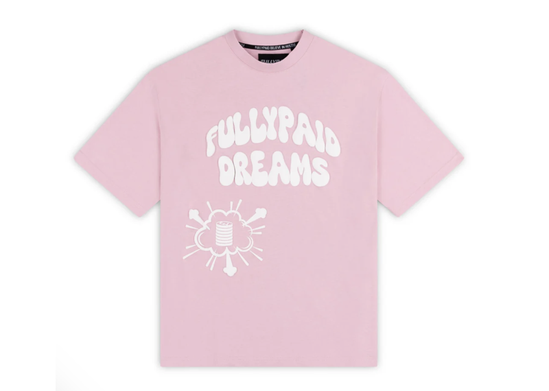 FULLYPAID DREAMS OVERSIZED T-SHIRT PINK