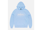 Corteiz RTW Alcatraz Hoodie Baby Blue/White