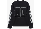 SIARR CHEQUERED L/S TEE BLACK