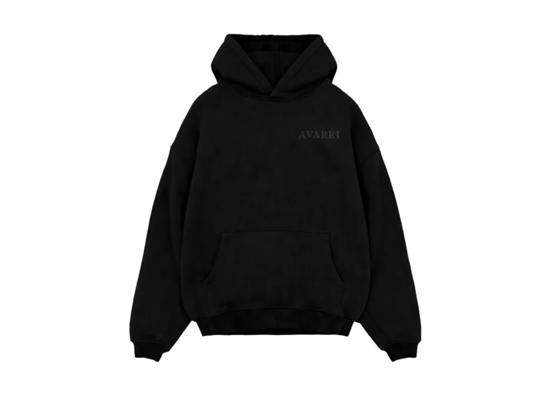 AVARRI STARS PULLOVER HOODIE "JET BLACK"
