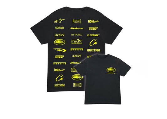 Corteiz Rally Vinylz Tee - Black