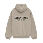 Fear Of God Essentials Fleece Heather Grey Hoodie (FW24)