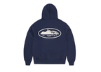 CORTEIZ ISLAND PUFF PRINT ZIP HOODIE NAVY