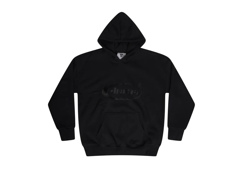 Drama Call Oval Black Hoodie