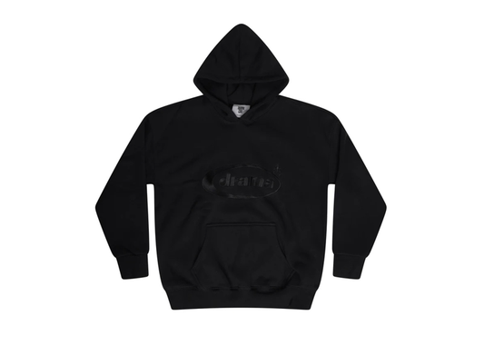 Drama Call Oval Black Hoodie
