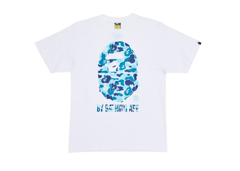 BAPE ABC Camo By Bathing Ape Tee White/Blue