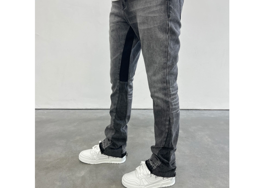 Siarr Flared Jeans Dark Grey