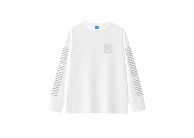 Unbranded Vision White Long Sleeve Visionary Tee