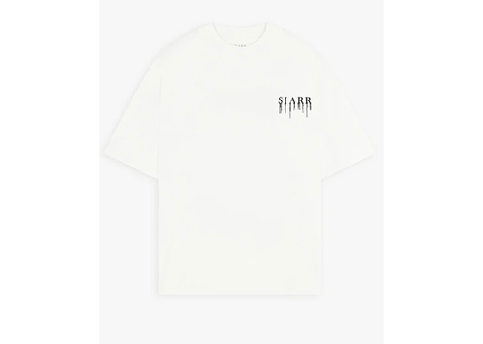 SIARR RELAXED DRIP TEE - WHITE