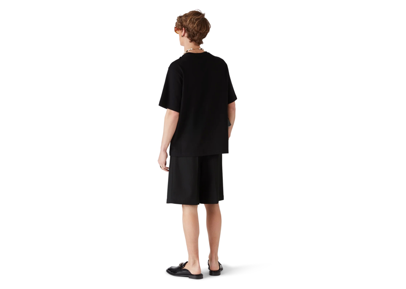 Casablanca Beach Wave Short Sleeve T-Shirt Black