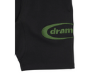 Drama Call Black Army Green Oval Shorts