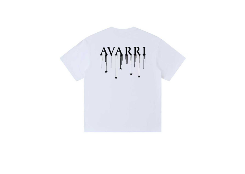 AVARRI STARS DRIP T-SHIRT WHITE